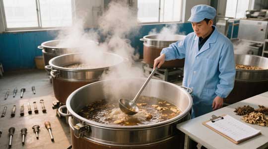 中药材熬制加工厂